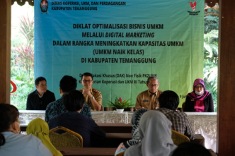 Diklat Optimalisasi Bisnis UMKM Melalui Digital Marketing. Image by MC Temanggungkab.go.id